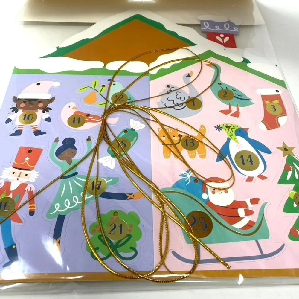 Target Gingerbread House Paper Kid's Activity Christmas Advent Calendar - Wonder